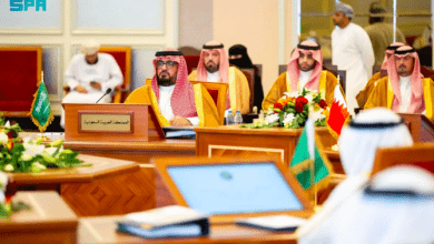 Minister of Economy and Planning Faisal bin Fadhil Al-Ibrahim represented Saudi Arabia at the meeting.