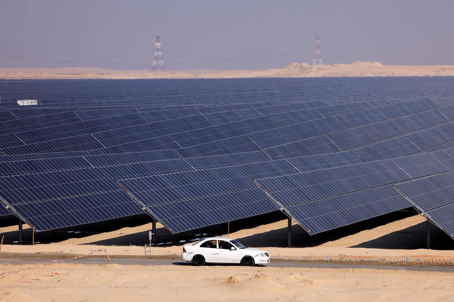 The Al Dhafra Solar Photovoltaic (PV) Independent Power Producer (IPP) project in Abu Dhabi. Photo- AFP file