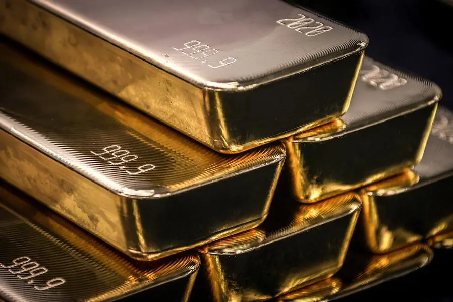 Photo used for illustrative purpose only. Gold bullion bars are pictured after being inspected and polished at the ABC Refinery in Sydney on August 5, 2020. Source: Zawya.com