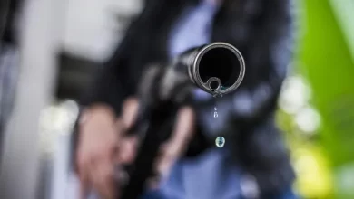 Image used for illustrative purpose. A petrol droplet falls from a fuel pump at a gas station. Getty Images. Source: Zawya.com