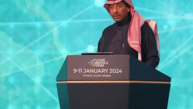 Saudi Mining and Industry Minister Bandar Al-Khorayef addresses the Future Mineral Forum in Riyadh on January�10,�2024. (Photo by Fayez Nureldine / AFP) Agence France-Presse (AFP)/AFP Source: Zawya.com