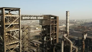 Emirates Steel Plant, Source: Emirates Steel Arkan Group Source: Zawya.com