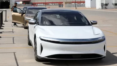 FILE PHOTO: People test drive Dream Edition P and Dream Edition R electric vehicles at the Lucid Motors plant in Casa Grande, Arizona, U.S. September 28, 2021. REUTERS/Caitlin O'Hara/File Photo Image used for illustrative purpose. Reuters Source: Zawya.com
