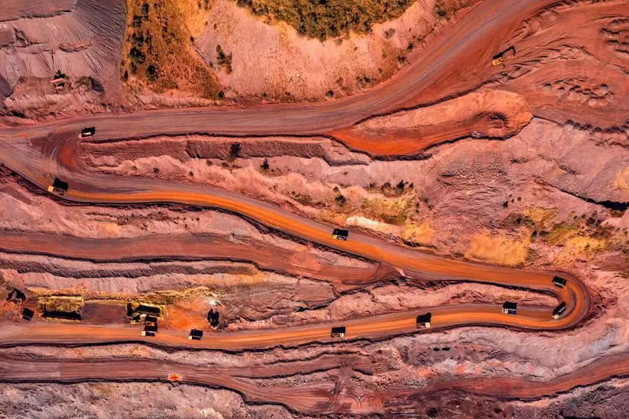 Huge iron ore quarry opencast mining of iron ore opencast mining. Image Courtesy: Getty Images Getty Images/Moment RF Source: Zawya.com