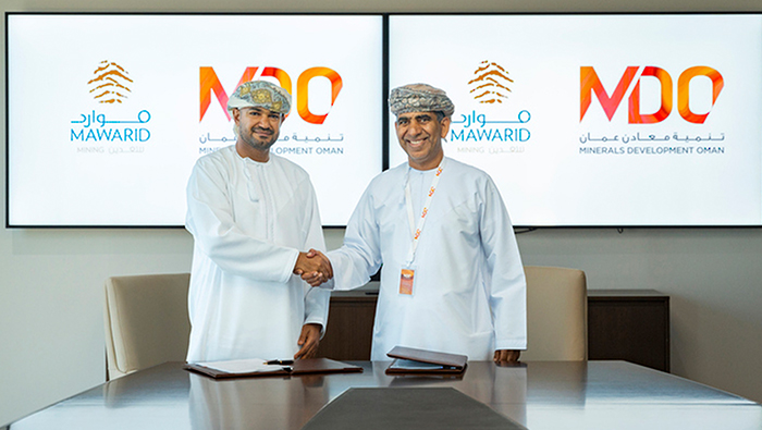 Minerals Development Oman (MDO) signed a strategic partnership with Mawarid Mining Company Source: Cdn-4.timesofoman.com
