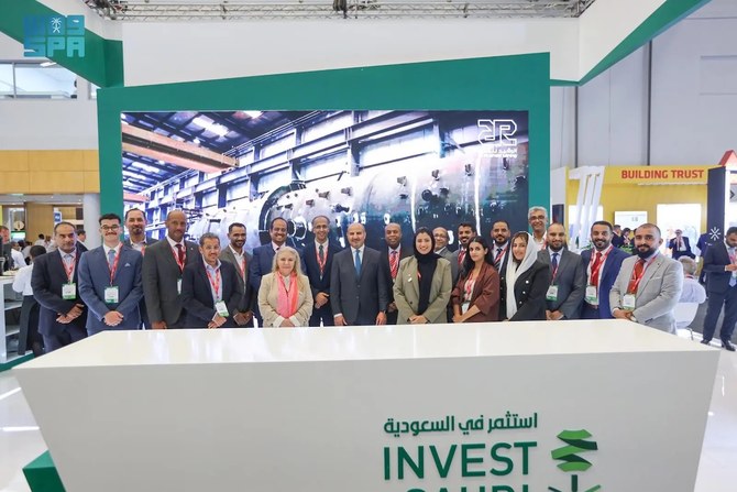 Saudi Arabia's pavilion at the Investing in African Mining Indaba 2024 in Cape Town. (SPA) Source: Arabnews.com